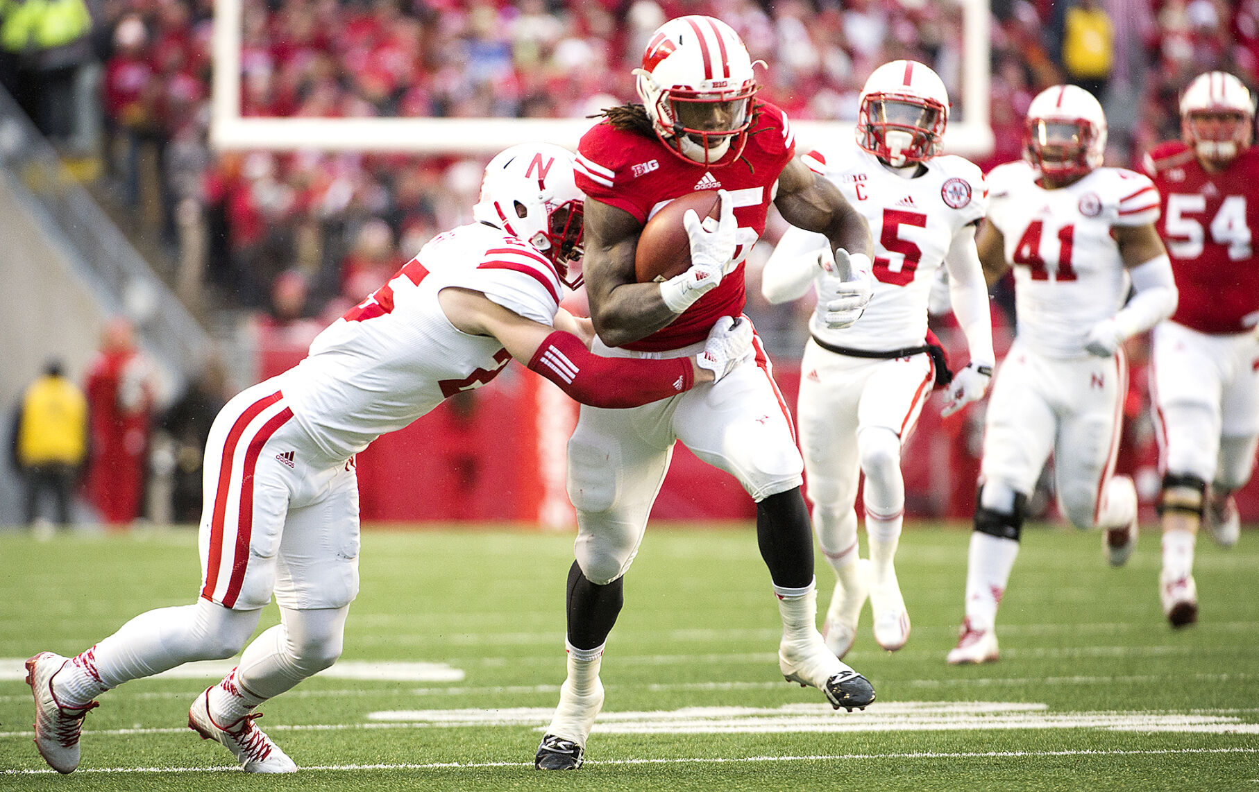 Every Wisconsin running back since NU joined the Big Ten